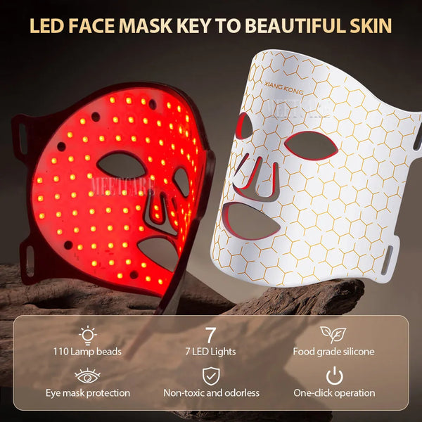 7-Color LED Face Mask – Shopi Hub